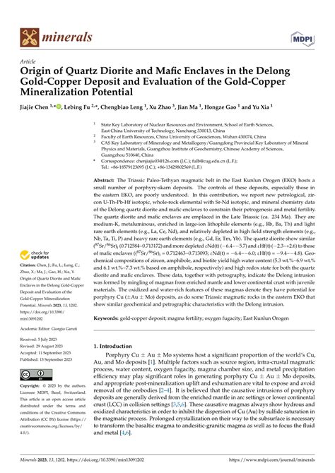 The Influence of Glajorise Mafic Lupf on Rock Textures